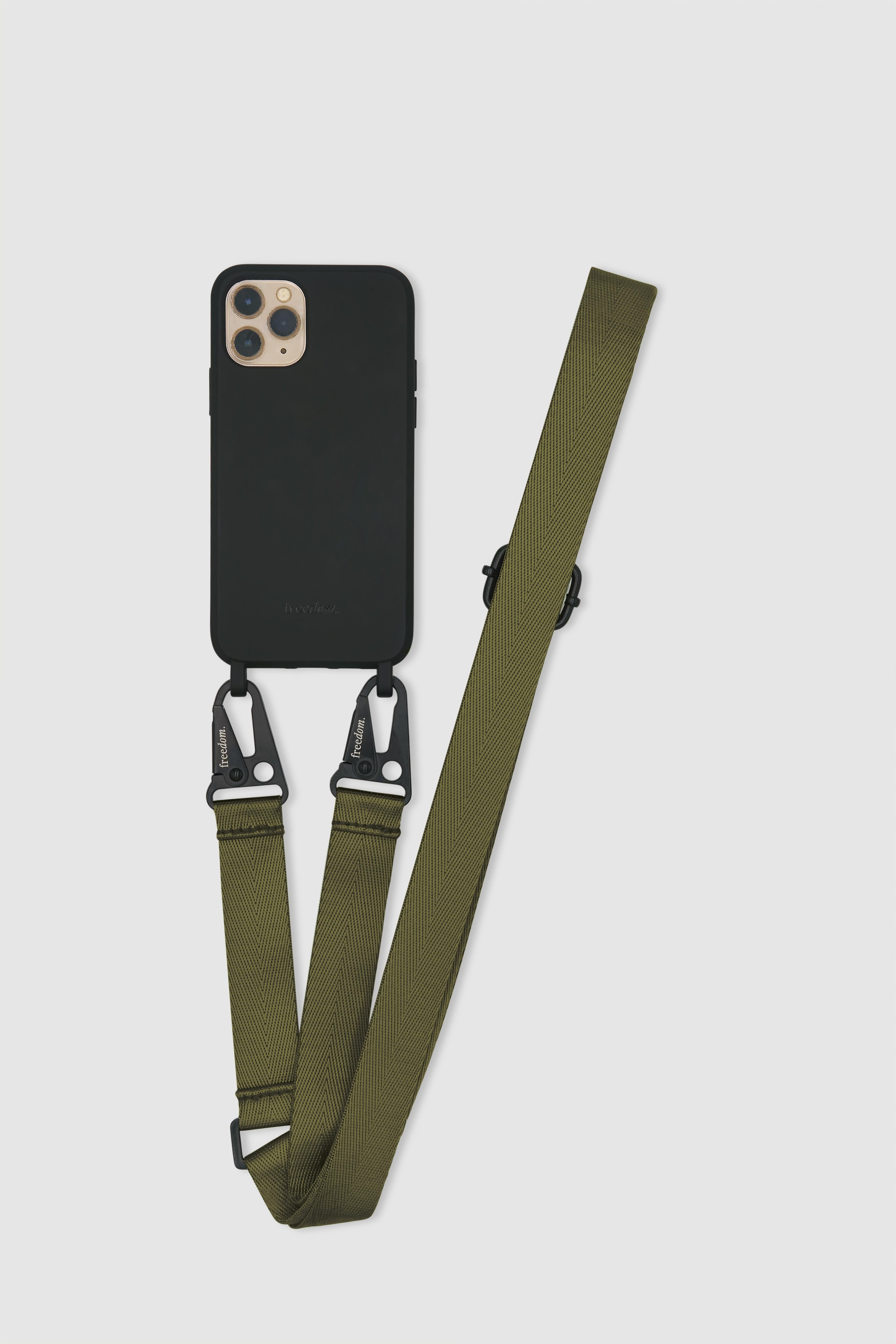 crossbody_lanyard_phone_straps_#color_olive green