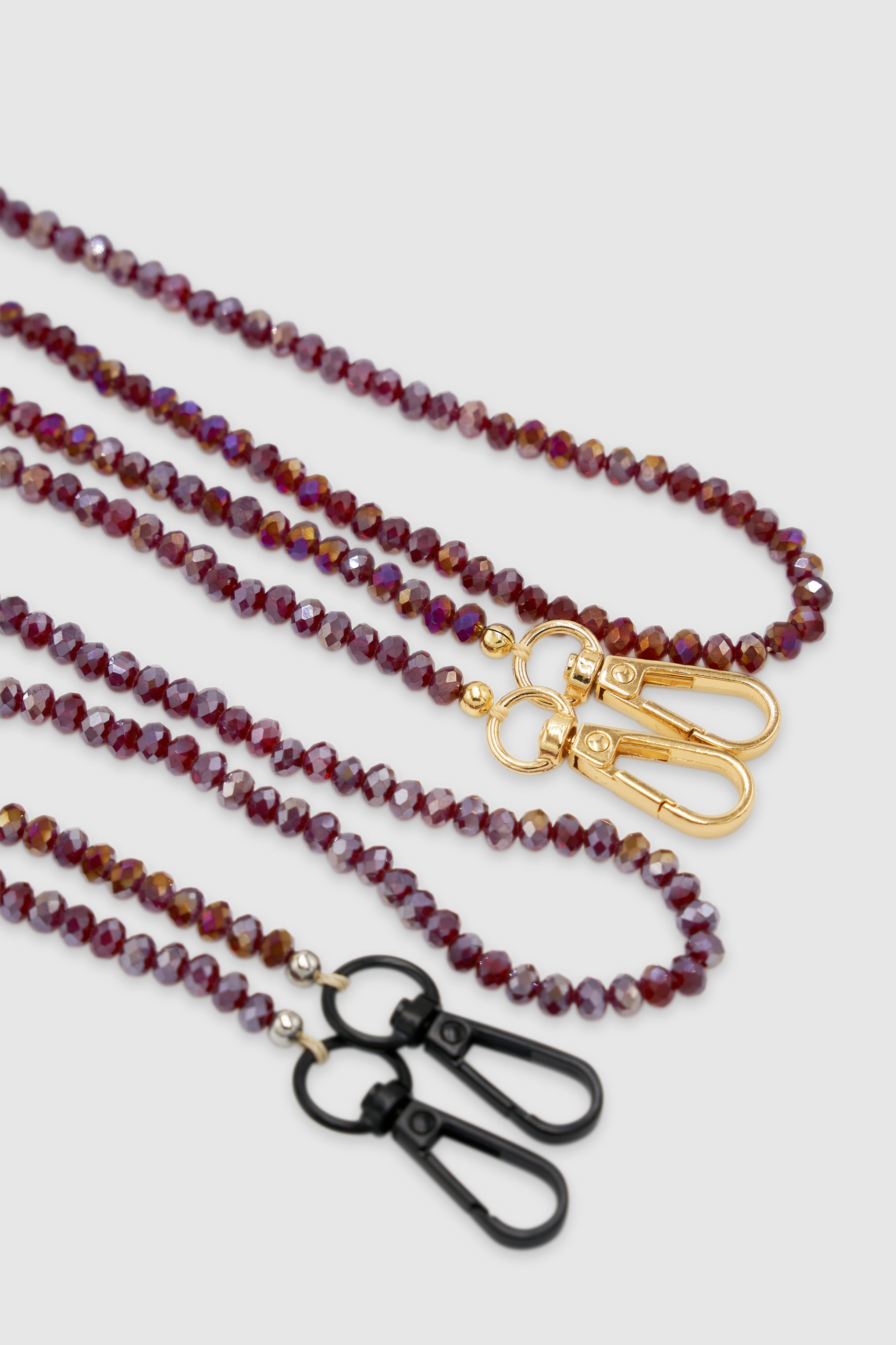 Glass Beads (Crystal) Crossbody Phone Chain