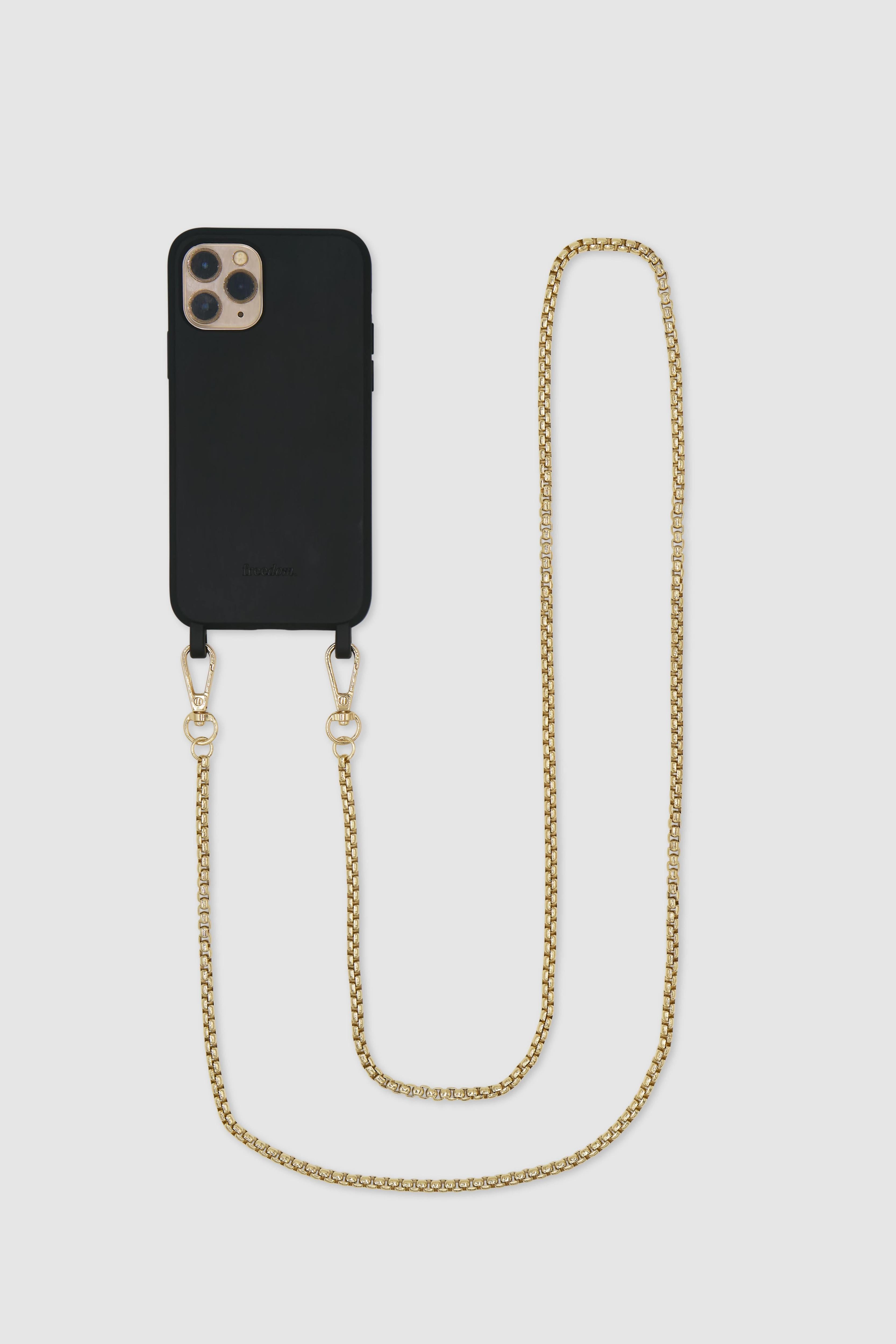 Gold-Plated Crossbody Phone Chain