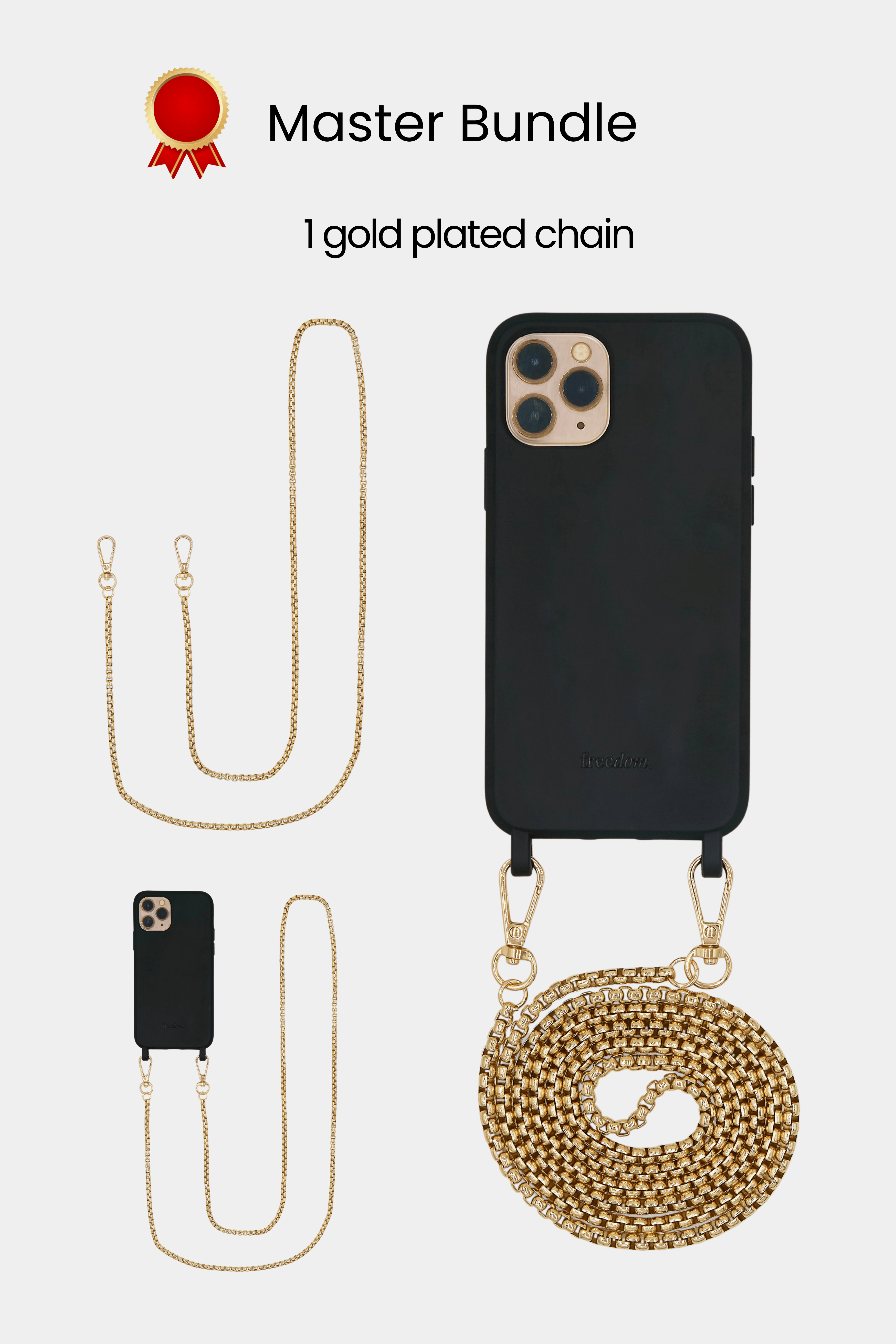 Master Bundle - 3 chains + 1 strap + 1 Phone Case