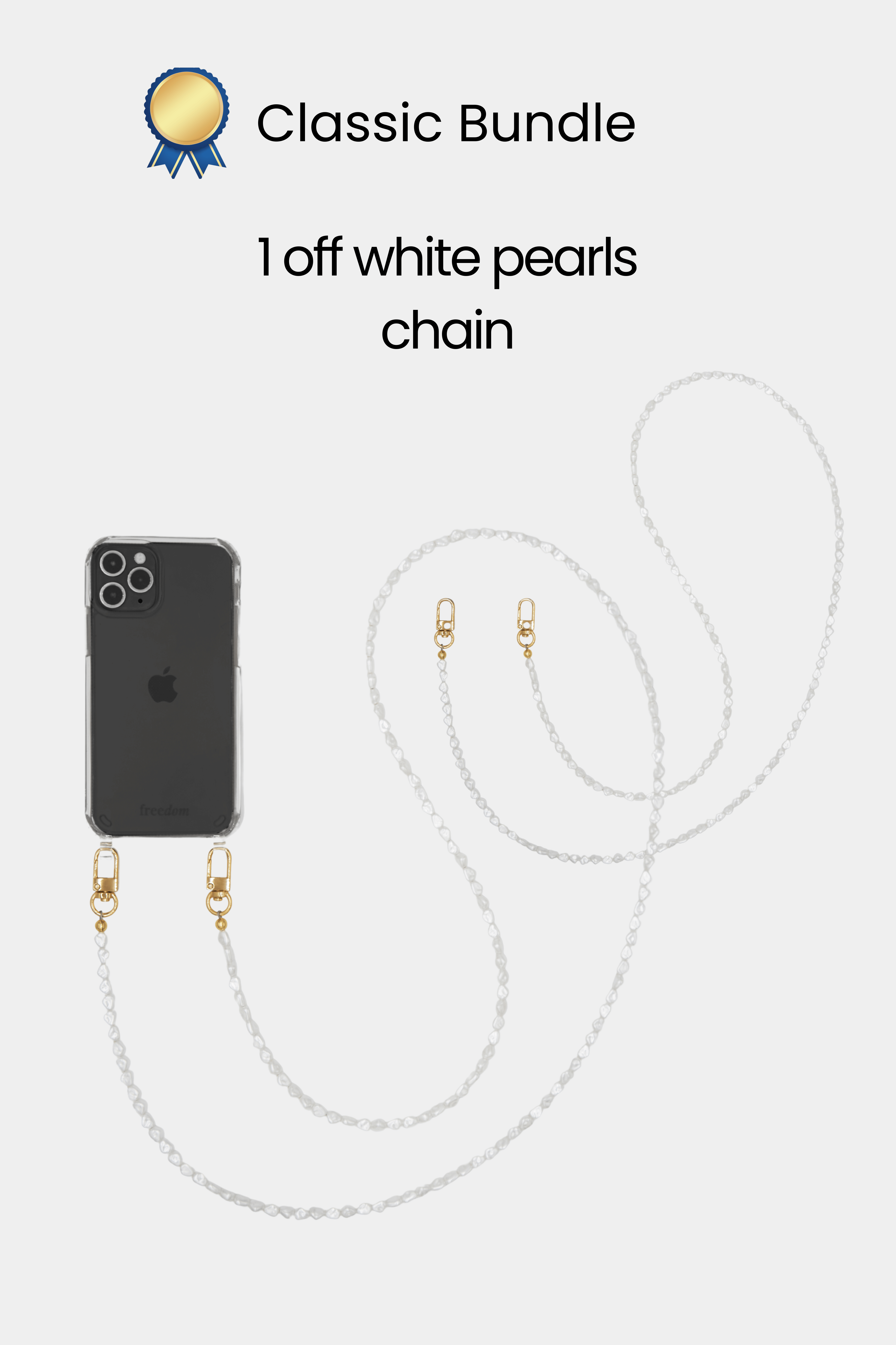 Classic Bundle - 2 chains + 1 strap + 1 phone case