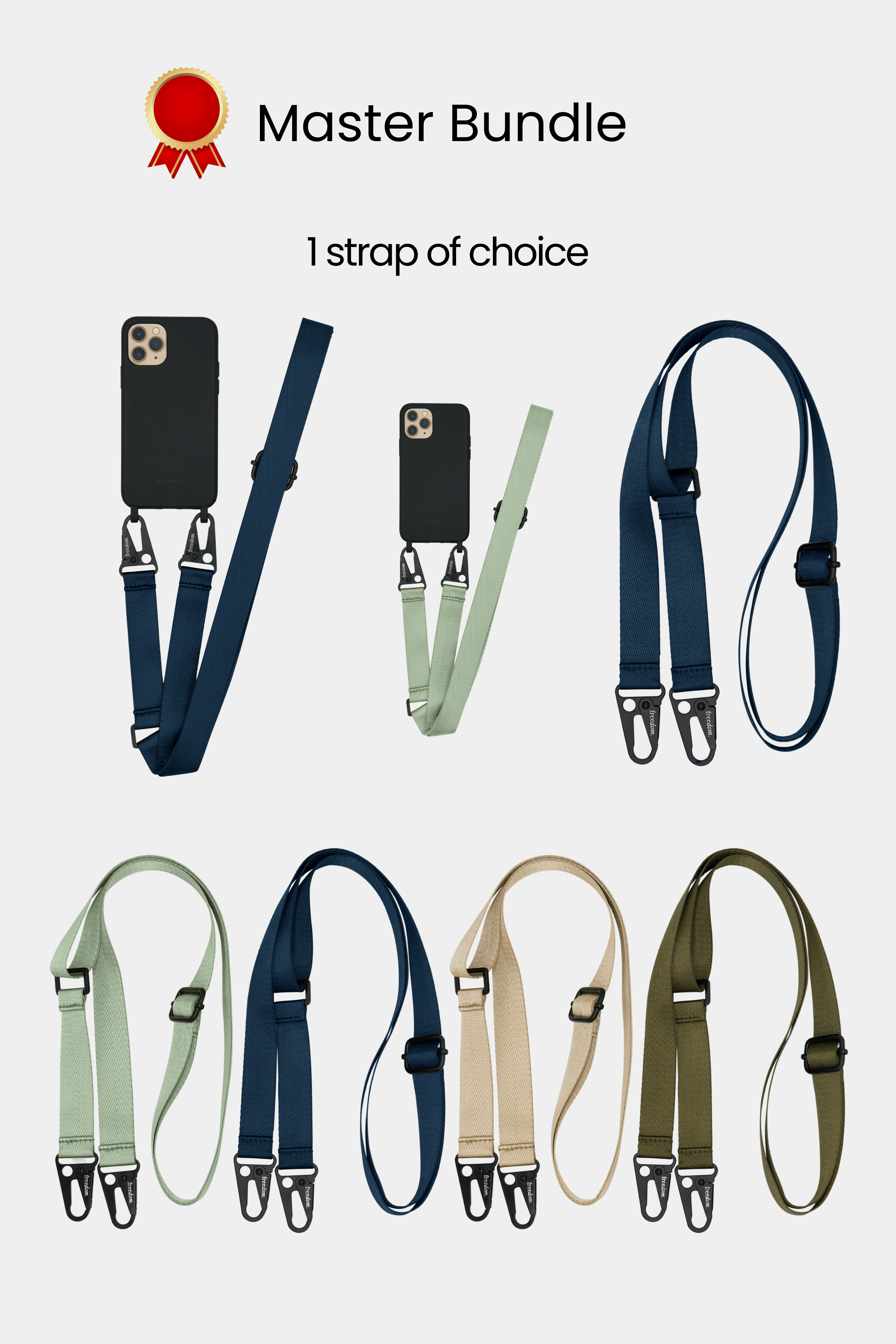 Master Bundle - 3 chains + 1 strap + 1 Phone Case