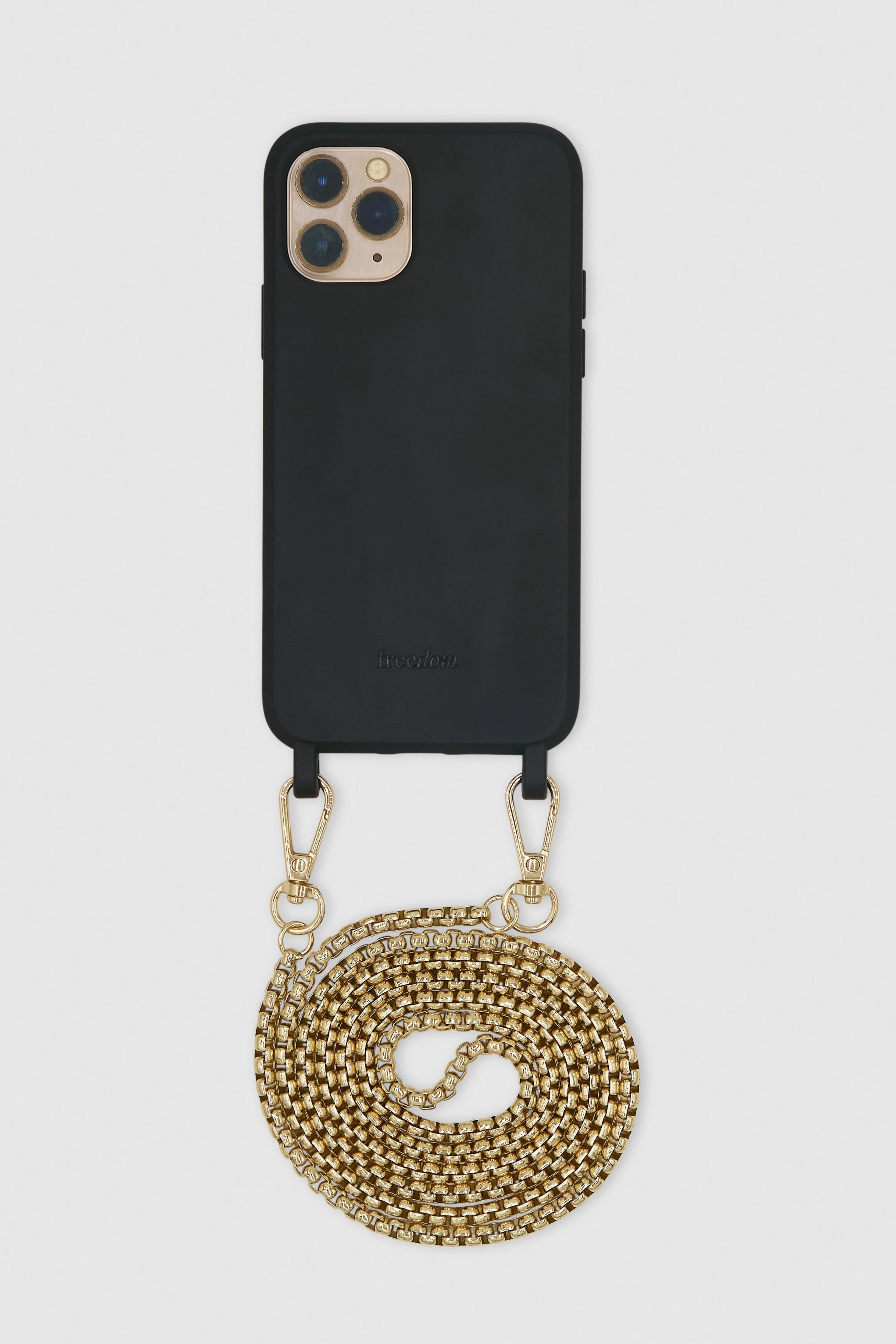 Gold-Plated Crossbody Phone Chain